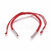 Nylon Cord Braided Bead Bracelets Making BJEW-F360-FP18-1