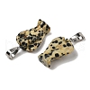 Natural Dalmatian Jasper Pendants G-B127-10P-10-3