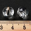 Acrylic Beads X-OACR-U005-08B-3
