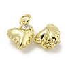 Rack Plating Brass Micro Pave Clear Cubic Zirconia Charms KK-E114-12G-2