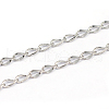 304 Stainless Steel Curb Chains CHS-L001-56-0.5mm-A-1