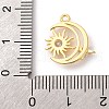 Brass Micro Pave Cubic Zirconia Charms KK-D371-04D-G-3