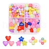 4 Style Transparent Acrylic Beads MACR-YW0001-62-1