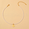 Round Plastic Pearl Beaded Necklaces FS-WG7BB5B-09-1