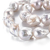 Natural Baroque Pearl Keshi Pearl Beads Strands PEAR-S019-05B-4