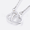 Non-Tarnish 304 Stainless Steel Pendant Necklaces NJEW-H439-07P-1