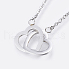 304 Stainless Steel Pendant Necklaces NJEW-H439-07P-1