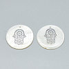Freshwater Shell Pendants SHEL-Q016-012P-1