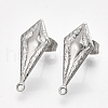 304 Stainless Steel Stud Earring Findings STAS-S079-71B-2