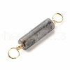 Natural Larvikite Connector Charms PALLOY-JF01454-05-5