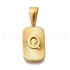 304 Stainless Steel Pendants STAS-S161-01Q-G-1