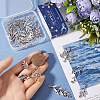 SUNNYCLUE 40Pcs 10 Colors Tibetan Style Alloy Pendants FIND-SC0010-73-3