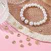 100Pcs 10 Styles Alloy Bead Caps PALLOY-CJ0002-77-6