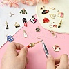 20Pcs 20 Styles Alloy Enamel Pendants ENAM-YW0003-91-5