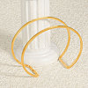 304 Stainless Steel Cuff Bangles for Women PK0821-2-1