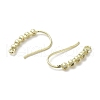 Brass Micro Pave Cubic Zirconia Earring Hooks KK-C048-13I-G-2