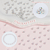 Unicraftale 100Pcs Brass Grade A Rhinestone Flat Round Spacer Beads RB-UN0001-09-5