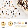  320Pcs 4 Colors Brass Spacer Beads KK-NB0001-67-2