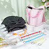 WADORN 6Pcs 6 Colors Acrylic Cable Chain Short Bag Straps FIND-WR0009-21-4
