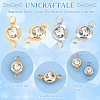 Unicraftale 20Pcs 2 Colors 304 Stainless Steel Crystal Rhinestone Connector Charms STAS-UN0041-19-3