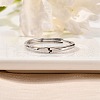Rhodium Plated 925 Sterling Silver Adjustable Rings RJEW-S397-01P-05-2