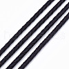 Braided Cowhide Leather Cord NWIR-N005-01G-4mm-4