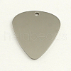 Tarnish Resistant 201 Stainless Steel Teardrop Stamping Blank Tag Pendants STAS-R064-07-1