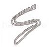 Men's Cuban Link Chain Necklaces NJEW-L172-1-2