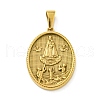 Ion Plating(IP) 304 Stainless Steel Pendants STAS-R231-18G-33-1