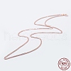 925 Sterling Silver Chain Necklaces STER-F039-60cm-16RG-3