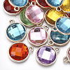 UV Plating Acrylic Pendants OACR-T005-88KC-1