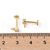 304 Stainless Steel Opal Stud Earrings EJEW-B143-01G-08-5