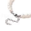 Natural Pearl Beaded Necklace for Women NJEW-JN04188-02-4