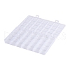 Transparent Plastic Bead Containers X1-CON-YW0001-13-2