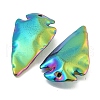 Electroplated Synthetic Non-Magnetic Hematite Pendants G-C136-03-3