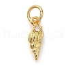 Rack Plating Brass Micro Pave Cubic Zirconia Charms KK-I720-56G-1