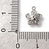 Brass Micro Pave Cubic Zirconia Charms KK-D371-04E-P-3