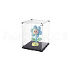 Transparent Acrylic Minifigures Display Case ODIS-WH0043-92B-7