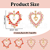 8Pcs 2 Styles Alloy Pendants PALLOY-GO00027-2