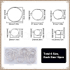SOFPLATE Iron Open Jump Rings FIND-SP0002-63A-2