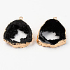 Druzy Resin Pendants RESI-R428-024D-1