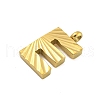 Ion Plating(IP) 304 Stainless Steel Charms STAS-G345-01G-E-2