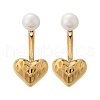 304 Stainless Steel Stud Earrings EJEW-V016-05G-4