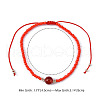 Nylon Thread Braided Beads Bracelets BJEW-JB04346-06-3