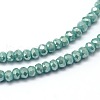 Faceted Rondelle Full Rainbow Plated Electroplate Glass Beads Strands X-EGLA-M004-2mm-A15-2