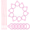 Gorgecraft 4Pcs Polyester Cord Mobile Phone Neck Lanyard DIY-GF0007-94-1