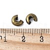 Iron Crimp Beads Covers IFIN-H030-AB-3