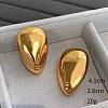 Teardrop Alloy Stud Earrings WG64463-21-1
