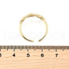 Brass Cuff Rings for Women RJEW-F184-08C-G-5