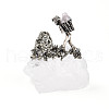 Natural Quartz Crystal Cluster Base Sculpture G-N347-03E-2